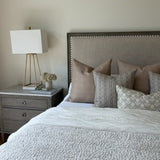 English Posy Lumbar with Welt