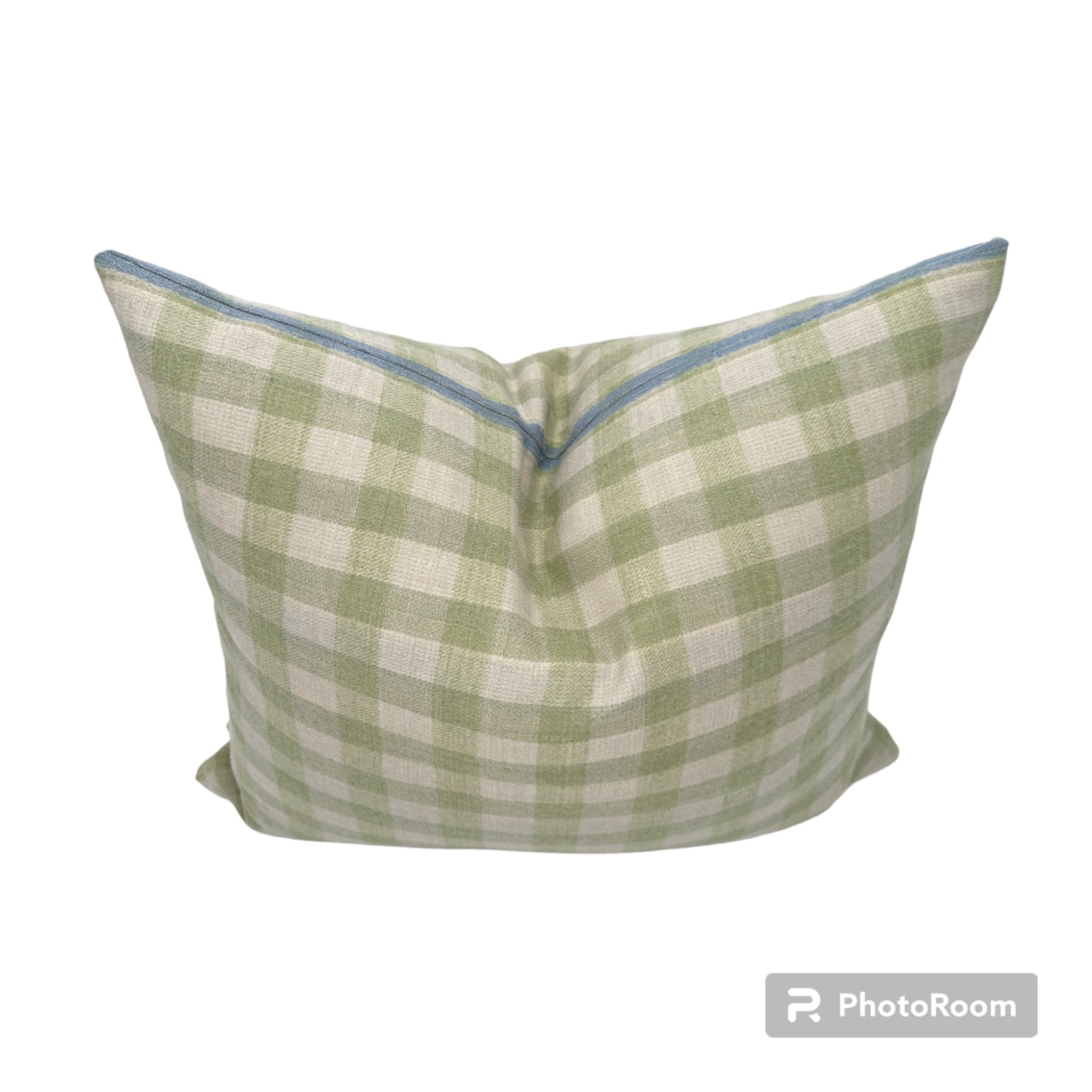 Light Lime Wool Check