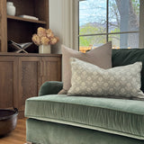 English Posy Lumbar with Welt