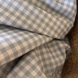 Winslow Check Large Fabric by the yard | Sky Blue