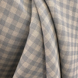 Winslow Check Large Fabric by the yard | Sky Blue