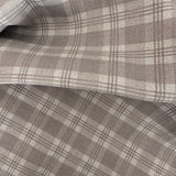 Plaid Mini Fabric by the yard | Latte