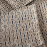 Swedish Weave Mini Fabric by the yard | Wheat and Blue