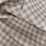 Tea and Toffee Check Fabric by the yard