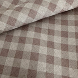 Tea and Toffee Check Fabric by the yard
