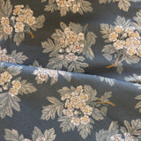 Hawthorn in Deep Navy Large Fabric by the yard