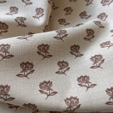 Lenten Rose Fabric by the yard | Chestnut