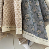 Hawthorn in Soft Blue Fabric by the yard