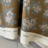 Hawthorn in Cumin Fabric by the yard