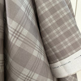 Plaid Mini Fabric by the yard | Latte
