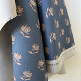 Lenten Rose Fabric by the yard | Midnight